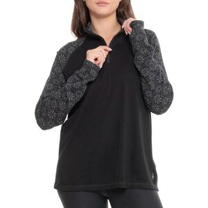 Smartwool Classic Thermal Merino Pattern 1/4 Zip Base Layer Top - Women XL